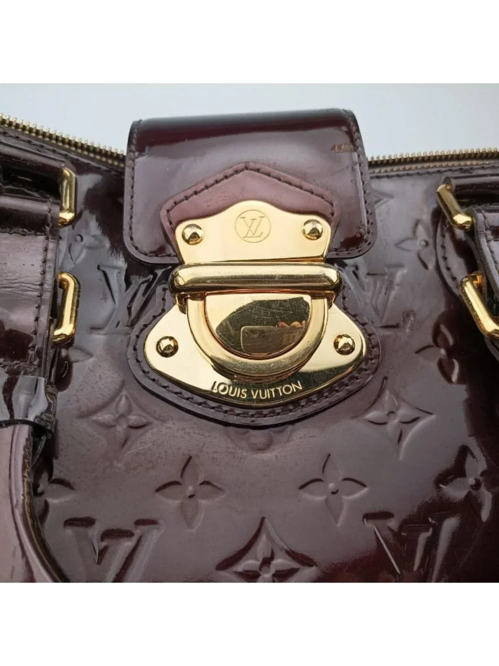 Louis Vuitton Melrose Avenue Amarante Vernis Handbag